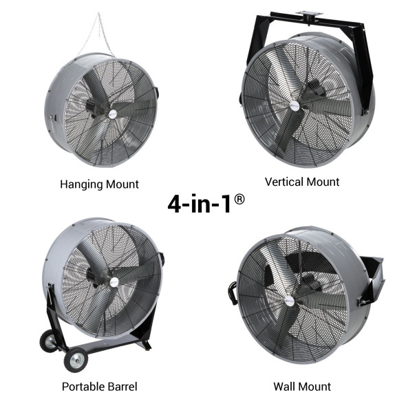 ARM 60471 36" Mancooler 4-in-1 Shop Fan