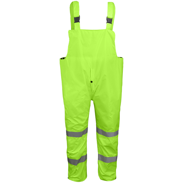GLG GLO-8000-4XL Rainsuit Frogwear Three Piece Hi-Visibilty Yellow/Green Reflective Class 3 With Detachable Hood