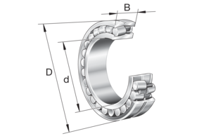 FAG 23038-E1-A-M-C3 Spherical Roller Bearing 190MM Straight Bore; 290MM Outside Diameter; 75MM Width; C3-Loose Clearance; Shaft Mount; Double Row of Spherical Roller Bearings; Bronze Cage Material; Open Enclosure; Relubricatable
