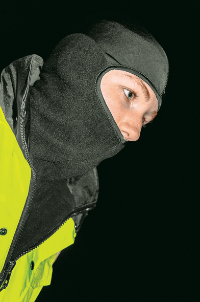 GLG WL220 Balaclava Fleece Spandex Top Black