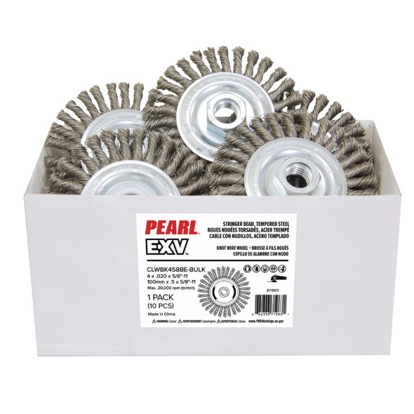 PRL CLWBK658B-BULK 6" 5/8 X 11NC Twist Knot Wheel Brushes