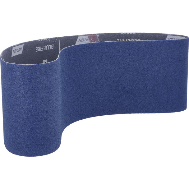 NOR 78072727695 Abrasive Belt 6 x 48 In. BlueFire Cloth, R821P ZA