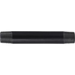 CCBPF 57041 Nipple, 3/8 In X 1-1/2 In, Sch 40 Welded Carbon Steel Black
