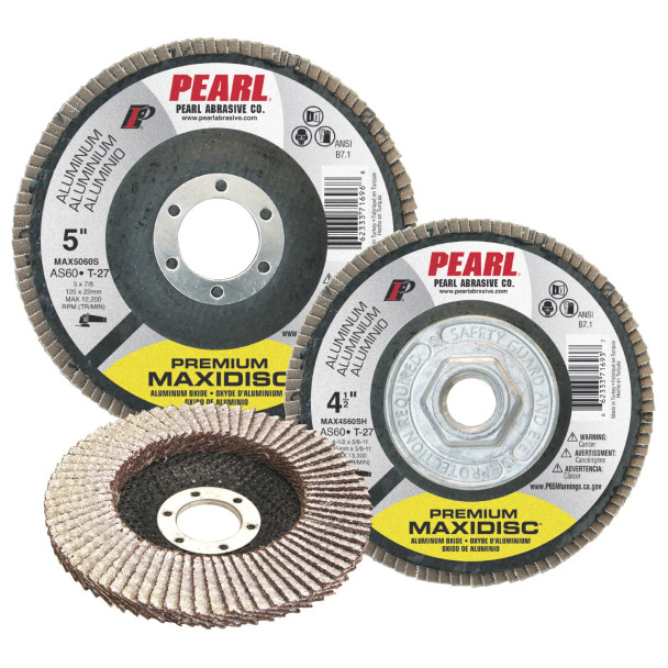 PRL MAX4560S 4-1/2 X 7/8-11 Flap Disc for Aluminum W/Calcium Stearate