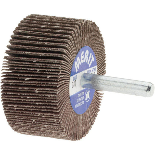 NOR 08834137373 2 x 1 x 1/4 In. High Performance Mini Flap Wheel P180 Grit A...