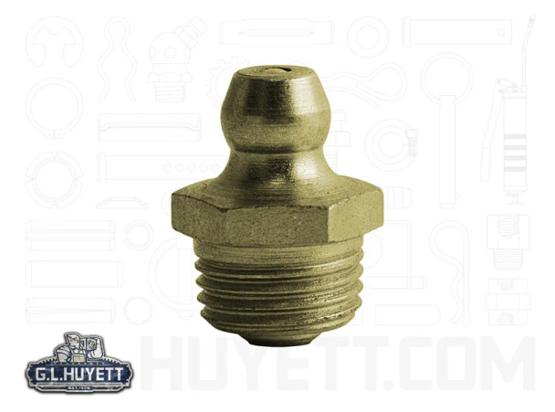 GLH H1610Y3 Grease Fitting Zerk 1/8-27 PTF Steel ZY Triv