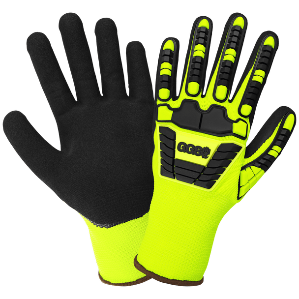 GLG CIA501MF-10 Glove Hi-Vis Gripster XL