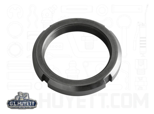 GLH KM-11 Locknut 75MM Outside Diameter; 11MM Nominal Thickness; M55 X 2 Thread Size; 53.701MM Thread Pitch Diameter Min; 53.851MM Thread Pitch