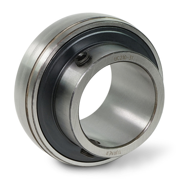 TRN UC211-32 Insert Ball Bearing 2" Bore; Wide Inner Ring; Ball Bearing; 2.189" Length Thru Bore; 63/64" Outer Race Width; 3.937" Outside Diameter; Relubricatable; Single Lip Contact Land Riding Seal; Set Screw Mounting Method; No Snap Ring