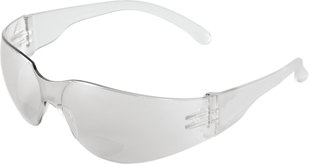 GLG BH11115 Readers, Crystal Clear temple, Clear lens, 1.5 Diopter