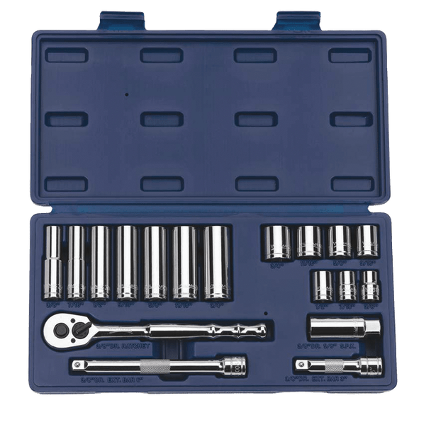 Williams 50664 3/8-Inch Drive Socket and Drive Tool Set, 18-Piece WMS 50664
