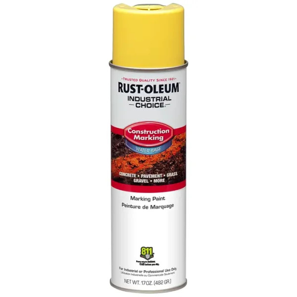 RUS 264695 Spray Paint Inverted Marking Fluorescent Yellow