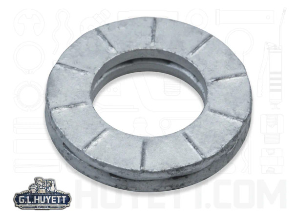 GLH DL-M10-0375 Disc Lock Washer 10MM Glued Pair 3/8" CS