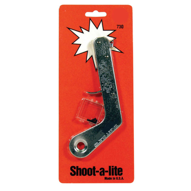 GCF 730 Shurlite Spark Lighter, Shoot-a-lite Lighter, Flat-Pistol Shape, 5 Renewals