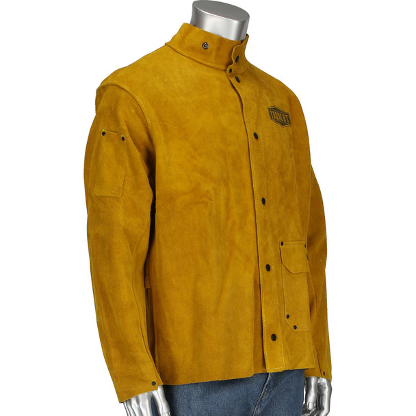PIP 7005/2XL Welding Jacket Split Leather Ironcat Size 2XL