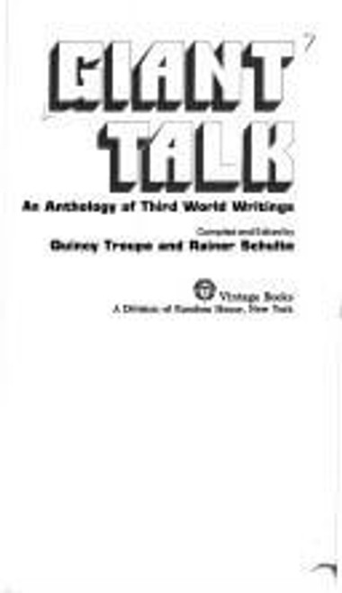 Giant talk: An anthology of Third World writings