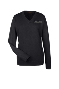 CTM Women's Pilbloc V-Neck Sweater