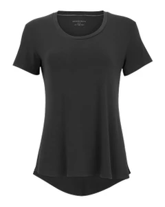 CTM Women's Bamboo Scoop Neck T-Shirt