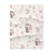 Strong Foundations Baby Blanket – Construction Truck Fleece Blanket - Pink
