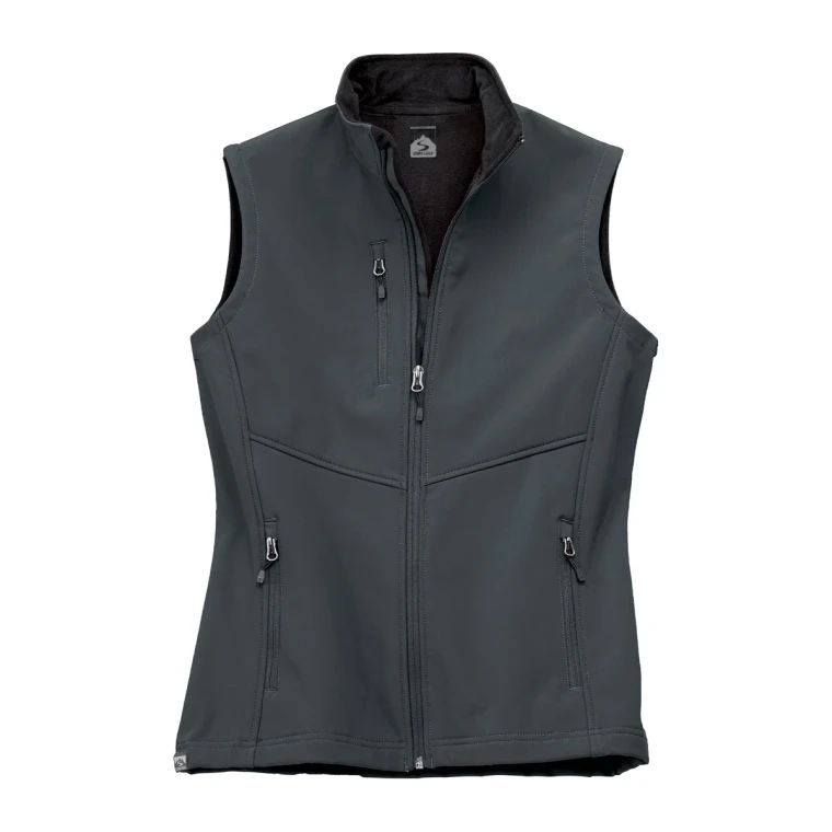 CTM Women's Trailblazer Fleece-Lined Softshell Vest