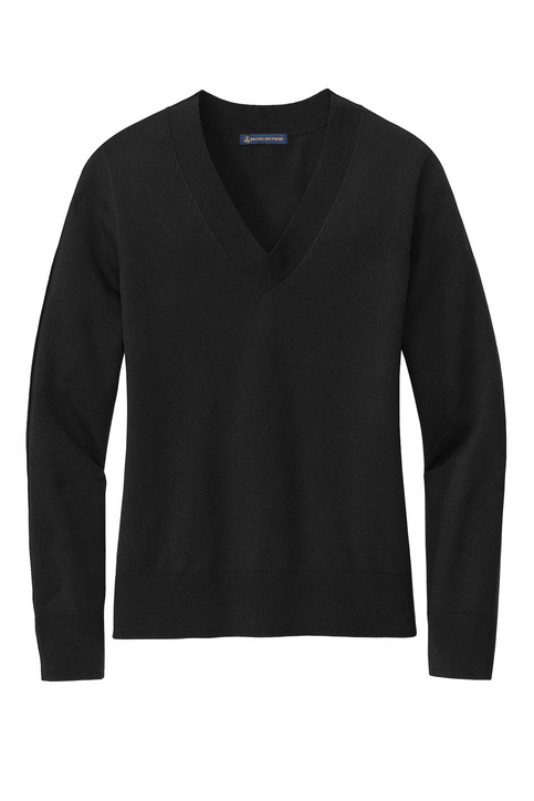 Brooks Brothers® Women’s Cotton Stretch V-Neck Sweater - CTM