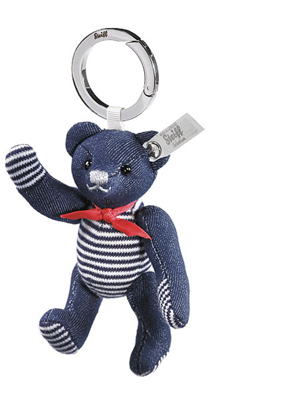 denim teddy bear