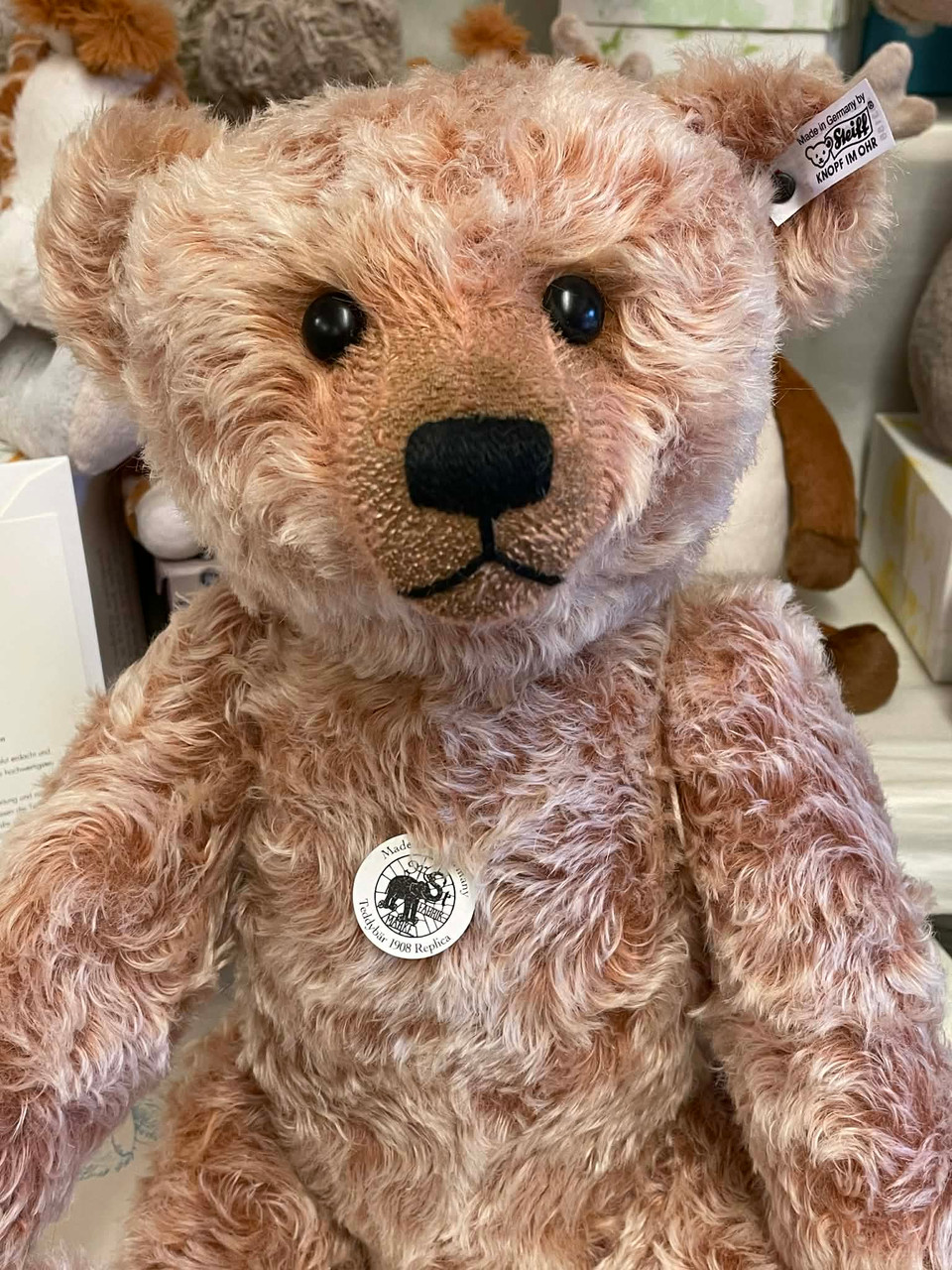 ぬいぐるみ Steiff Teddy Bear replica 1908 Steiff Teddy Bear Replica 1908 403156 .