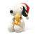 Steiff Snoopy Christmas with Woodstock in Santa Hat - 684340