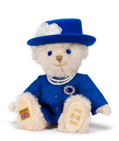Merrythought HM Queen Elizabeth 11 Celebration Bear - HMQ12QCB