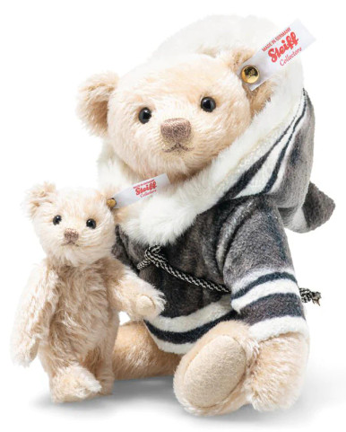 Steiff Mama with Baby Teddy Bear - 007569