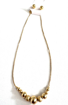 Gold bead Necklace