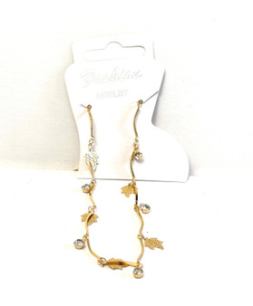 Golden Leaflet Anklet