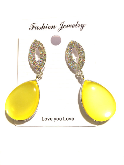 Lemon Color Classy Earrings