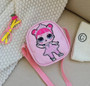 Girl Kids Cute Doll Drawing Crossbody Bag