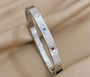 Stainless steel Enchanting Eye Bangle Bracelet