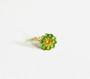 Adjustable Emerald Blossom Ring