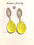 Lemon Color Classy Earrings