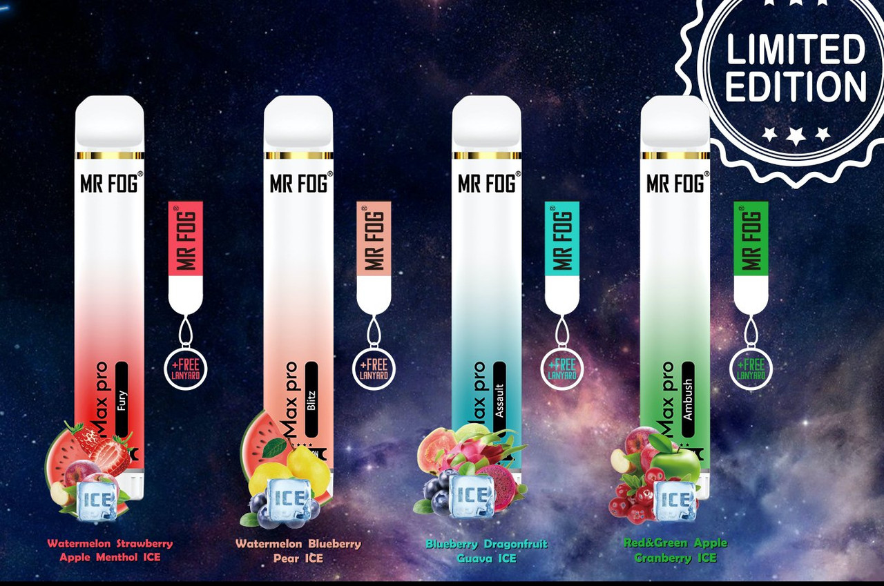 mr fog max flavors Mr Fog Max Disposable Vape | $9.75 main image 1