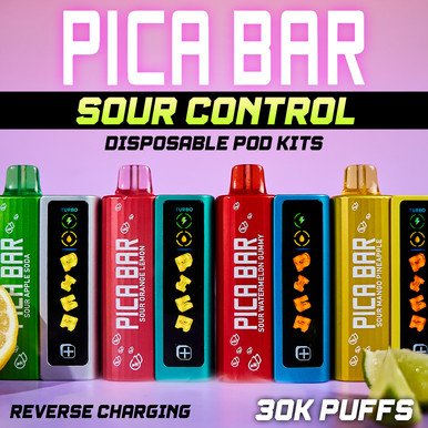 PICA BAR SOUR CONTROL 30,000 PUFFS (FULL KIT)