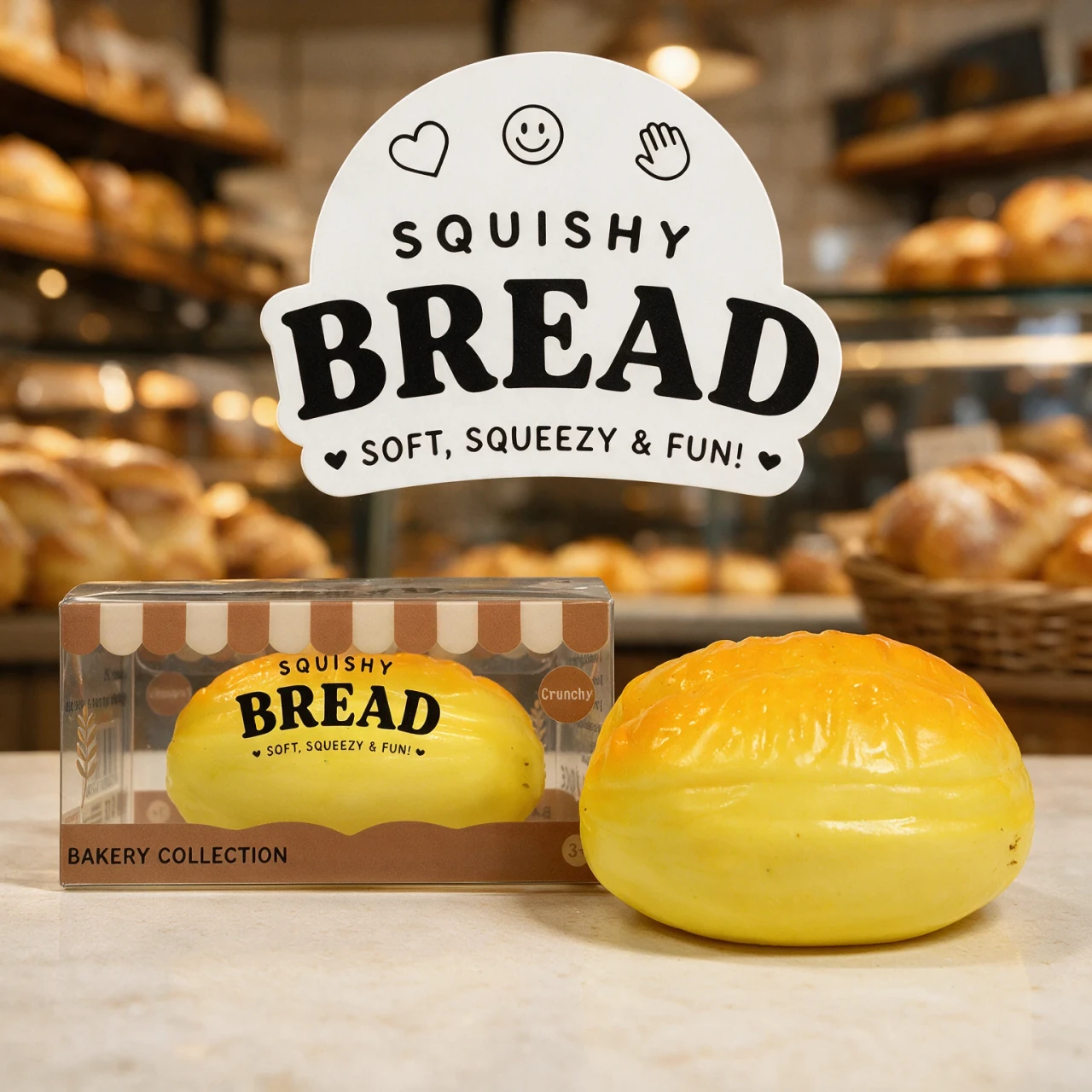BREAD SQUEEZE SQUISH TOY