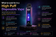 What to Look for in a High Puff Disposable Vape