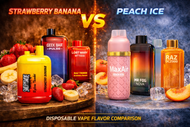 Strawberry Banana vs Peach Ice Disposable Vape Flavor – Which One Is Better in 2026?
