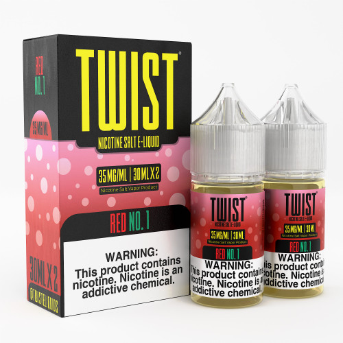 RED #1 - TWIST SALTS E-LIQUID - 60ML (2 X 30ML)