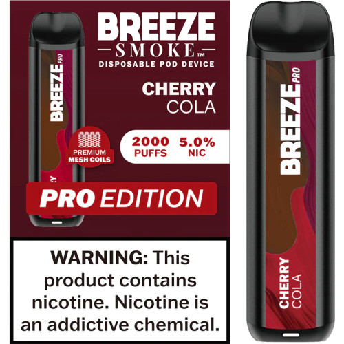 DISPOSABLE CHERRY COLA FLAVOR VAPE DEVICE DISPOSABLE CHERRY COLA FLAVOR VAPE DEVICE