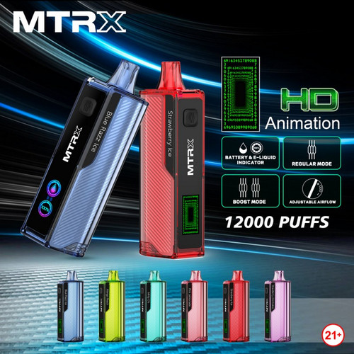 MTRX 12K DISPOSABLE VAPE DEVICE 12000 PUFFS