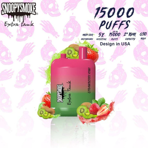 DISPOSABLE VAPE SNOOPY SMOKE STRAWBERRY KIWI FLAVOR