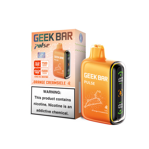 GEEK BAR PULSE ORANGE CREAMSICLE 15K PUFFS VAPE