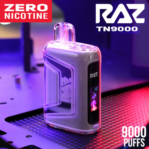 RAZ TN9000 (ZERO NICOTINE) 9000 PUFFS DISPOSABLE VAPE