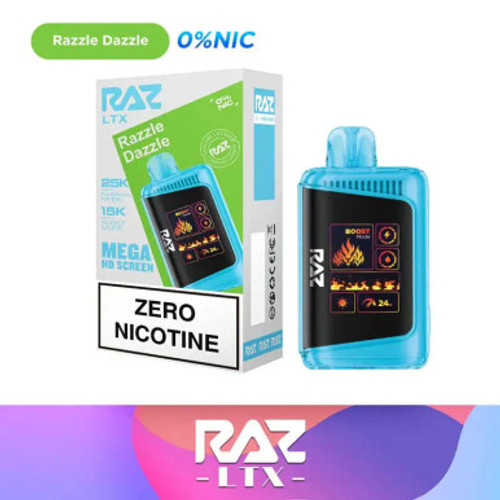 RAZ LTX (ZERO NICOTINE) 25,000 PUFFS DISPOSABLE VAPE