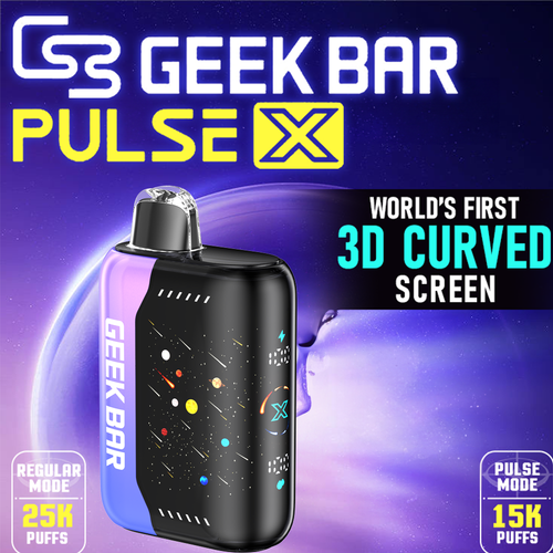 GEEK BAR PULSE X 25,000 PUFFS DISPOSABLE VAPE - STRAWBERRY KIWI ICE